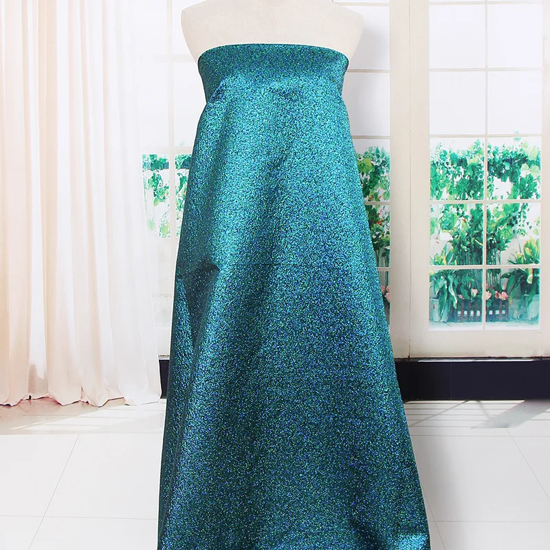 Luxury Metallic Jacquard Fabric for Evening Dress