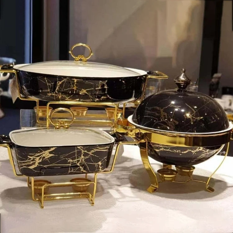 Скандинавские Белые Черные мраморные фаянсовые чайники кастрюля керамический горшок со стеклянной крышкой Золотая