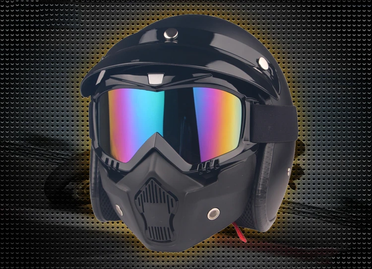 
Outdoor Tactical High Quality Fashion Motorcycle Protective Face Motorbike Windproof Motor Sports Mask Glasses 