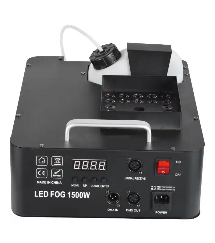 1500W Led Upspray противотуманная дымовая машина DJ диско сценический эффект машины