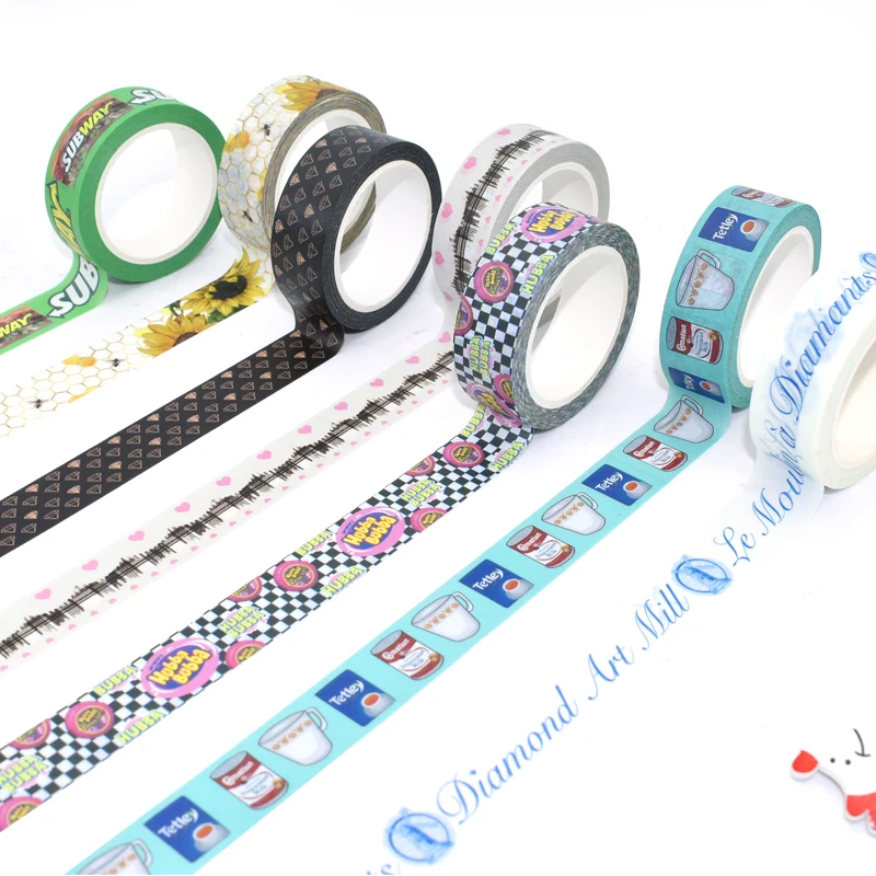 Custom Printing kawaii Japanese Washi Tape custom printed washi tape