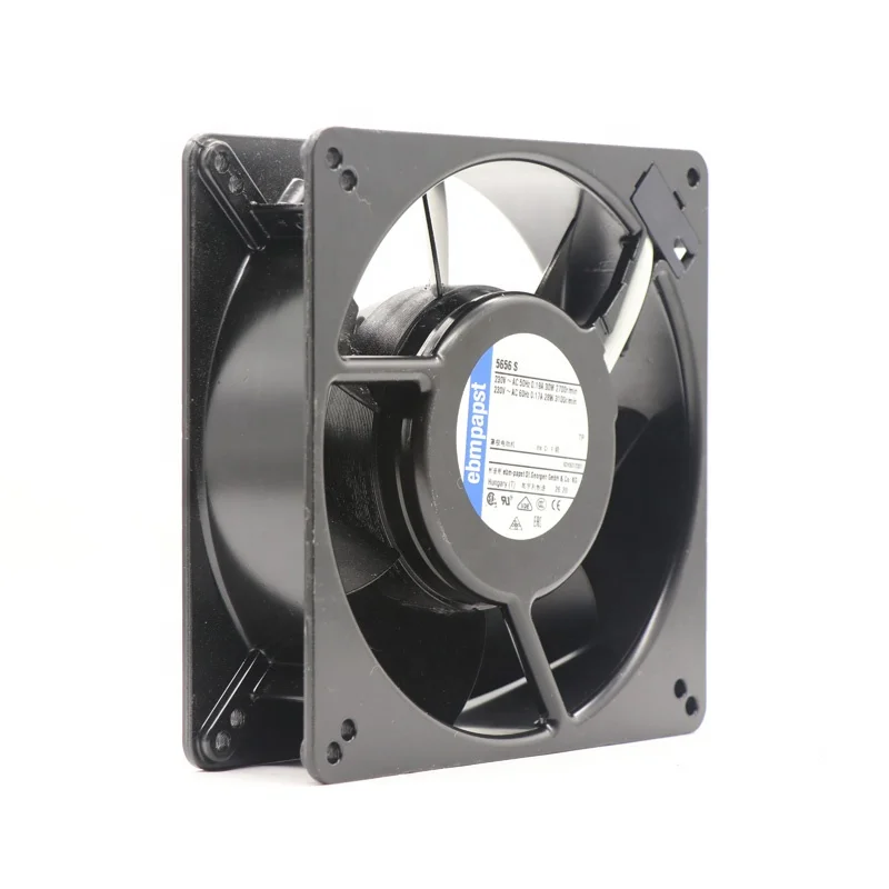 ebmpapst 5656S 135*135*38MM 220V 230V AC Full Metal High Temperature Electric Control Cabinet Axial Flow Cooling Fans