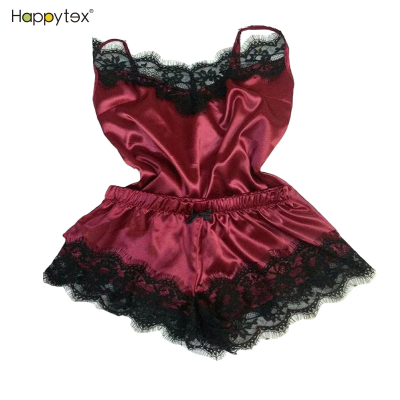 Luxury Custom Wholesale Silk Like Pajamas For Women Ladies Designers Sleepwear Plus Size Nightwear Satin Polyester Elegant Lace