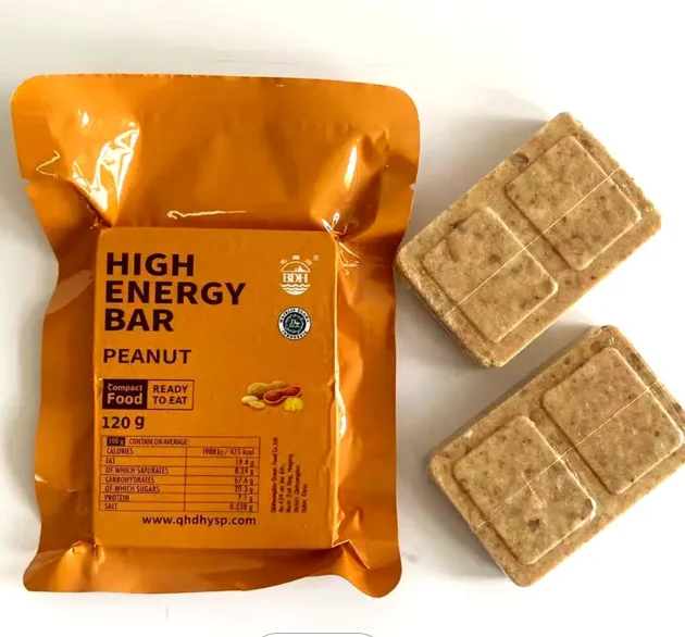 Peanut flavor cereal bar best snack for outdoor sport high energy biscuits