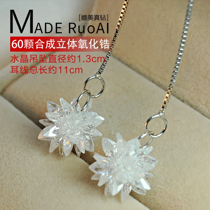 New Fashion CZ Stud Earring Zircon Stud Earring Diamond Crystal Earring LSCZE007