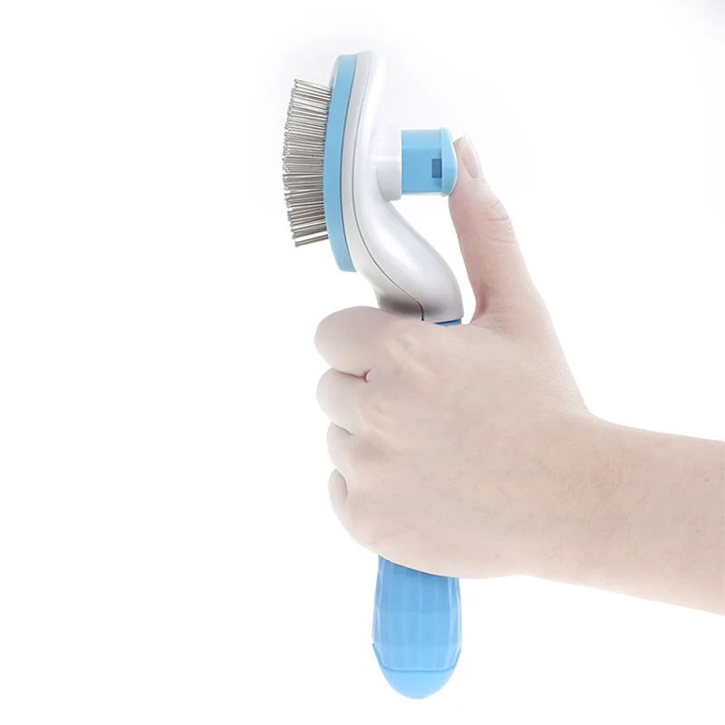 ELSPET Pet Hair Grooming Tool Massage Deshedding Dematting Pin And Bristle Brush Comb Set For All Breeds Dogs Cats