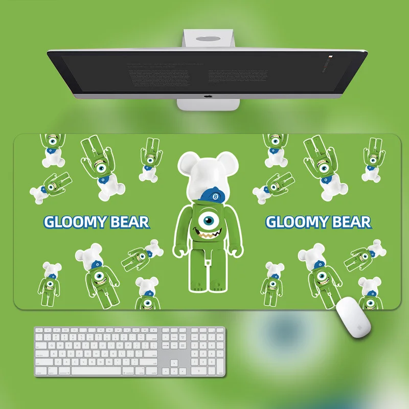 Custom Personalized cheap Rubber Long White Blank Sublimation Desk Keyboard Mousepad Mat Gamer XXL Large Extended Mouse Pad