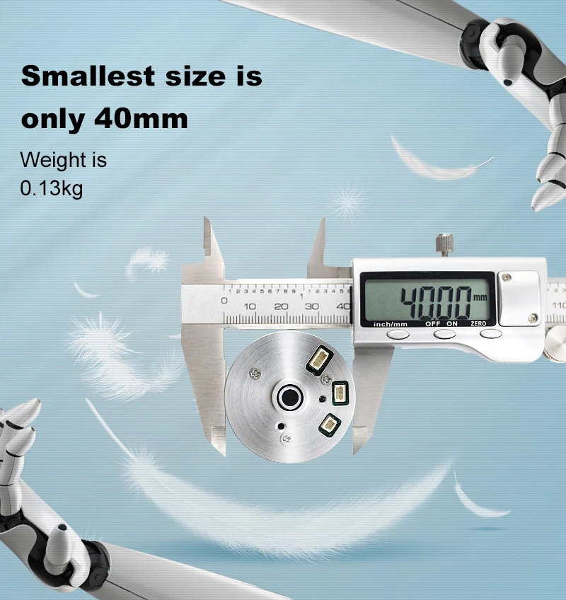 Factory supply cheap 18-52VDC CANopen hollow model Robotic Arm mini robot joint motor