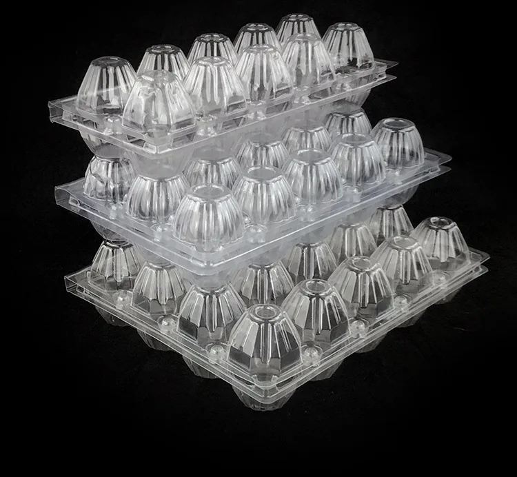 
Wholesale Clear 15 Cell 10 Cell Pack Plastic Tray Packaging Plastic Egg Tray Blister Tray For Egg 