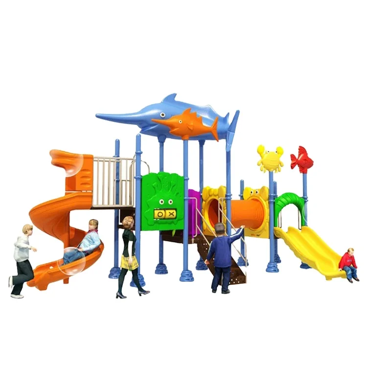 China Supplier Children Large Outdoor Playground Equipment Slide