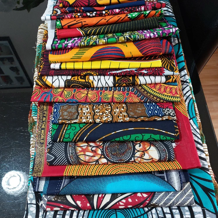 Custom designer original grand super pagne hollandais kente african soft cotton wax print ghana ankara african cotton fabric