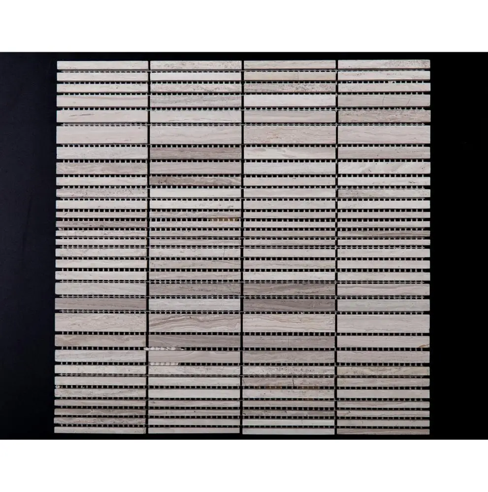 Маленькая мозаика 25x25 Бежевая мраморная мозаичная плитка маленькая квадратная Мозаичная Плитка Crema Marfil