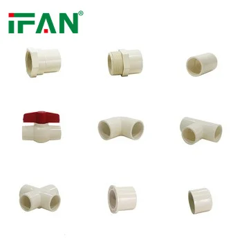 IFAN Plastic CPVC Pipe Fittings Ball Valve Plumbing Materials ASTM 2846 PVC Pipe Fittings
