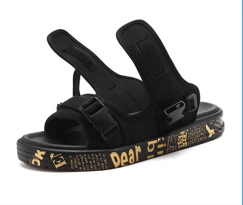 Fashion Printing Women men Summer thick Sole Sandal unisex graffiti sole wall sandals sport beach sandals