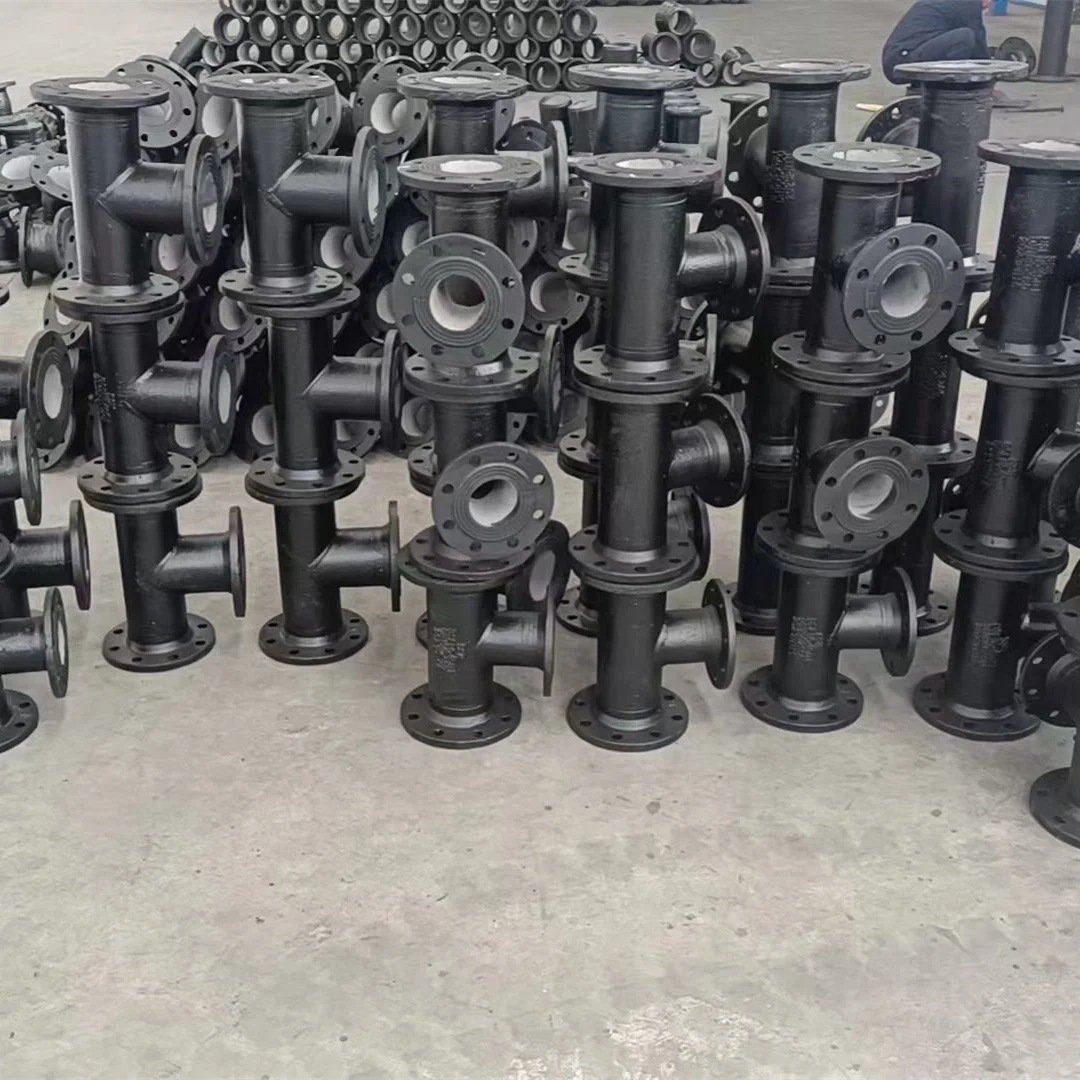 K9 ISO2531 EN545 Zinc Coating Bitumen Painting Ductile Iron Pipe Fittings For Water Pipeline
