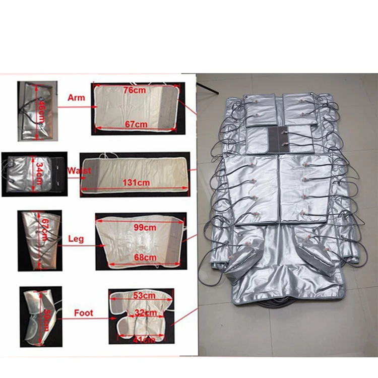 2024 popular 48 Air Chambers Spa Professional Cavitation Lymph Drainage Vacuum Massage Suit Air Pressure Massager Pressotherapy