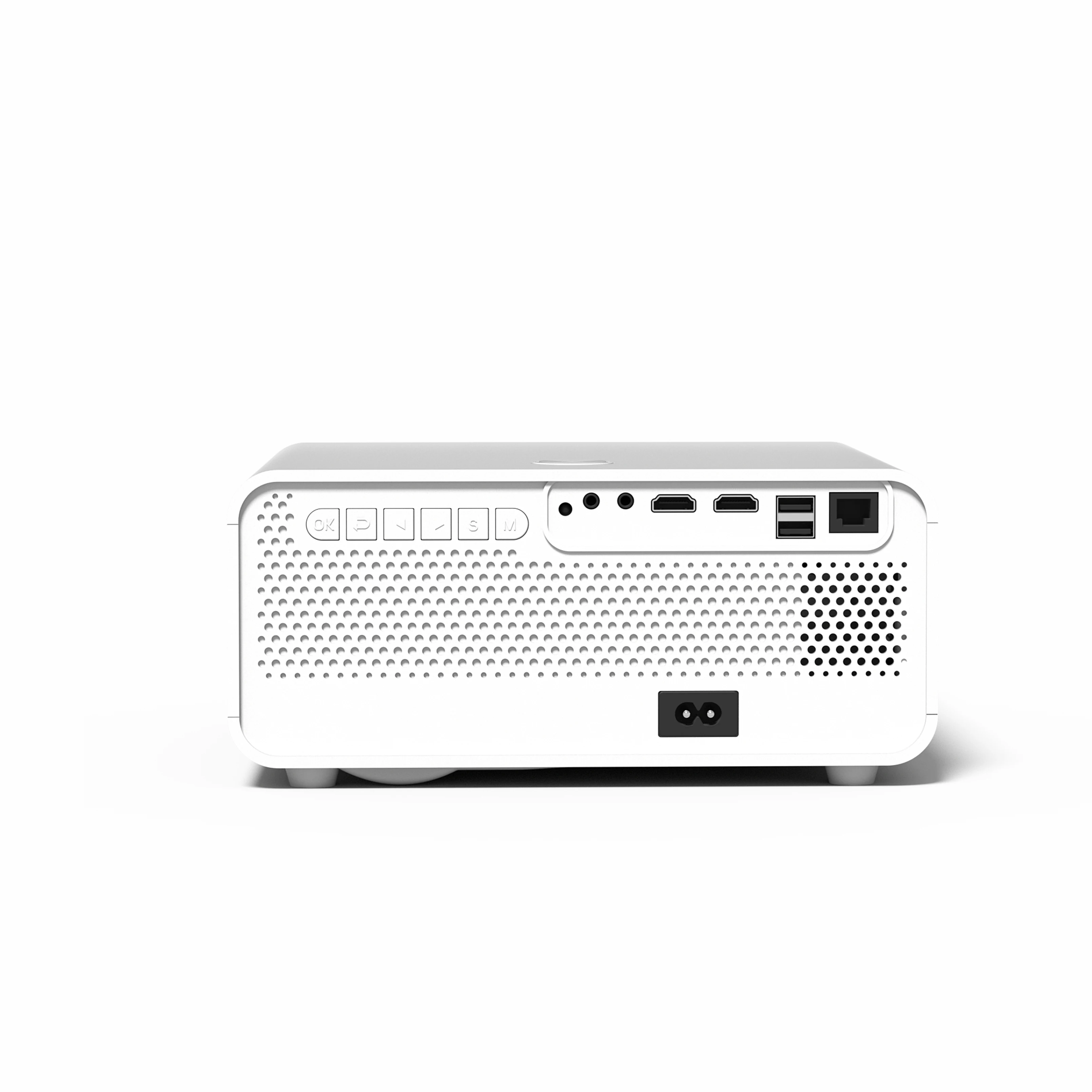 WiFi Projector 6000L Full HD Native 1080P Blue tooth Projector, Wireless Portable Projector for Phone,PC,PS4