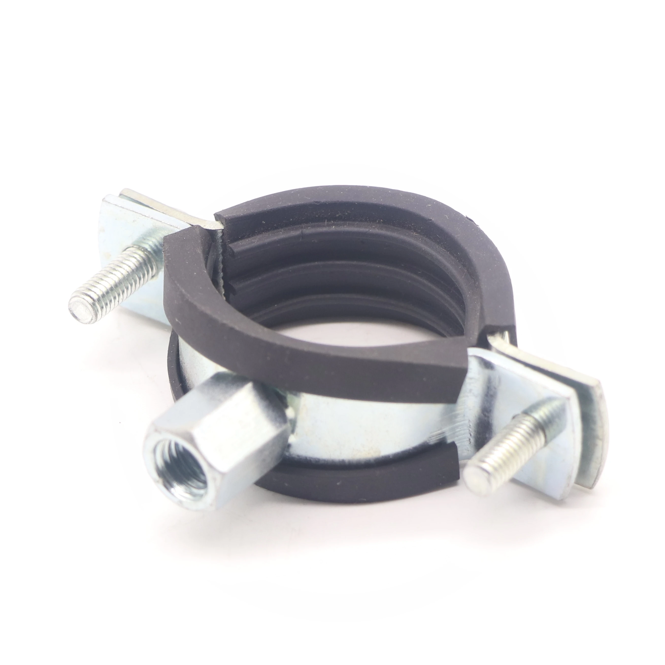 SYD 1158-2 Various Fastener Metal rubber Galvanized steel P type R type rubber clamp