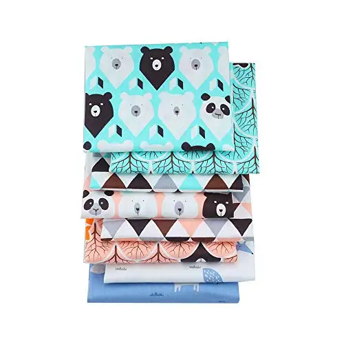 Cartoon animal design 100% cotton printed fabrics home textiles