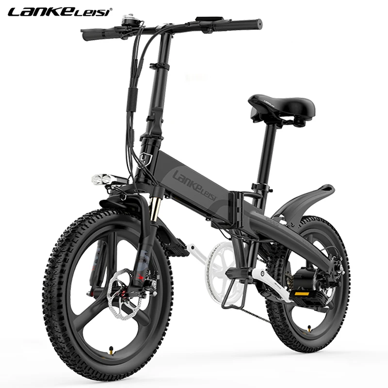 LANKELEISI G660 20 Inch Folding Electric Bike E 48V 14.5AH Lithium Battery Aluminum Alloy Frame Ebike 400W