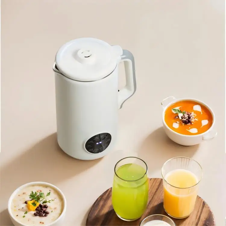 New Soybean Milk Making Machine No Soaking Filtering with 8 Modes and 12 Leaf Blades