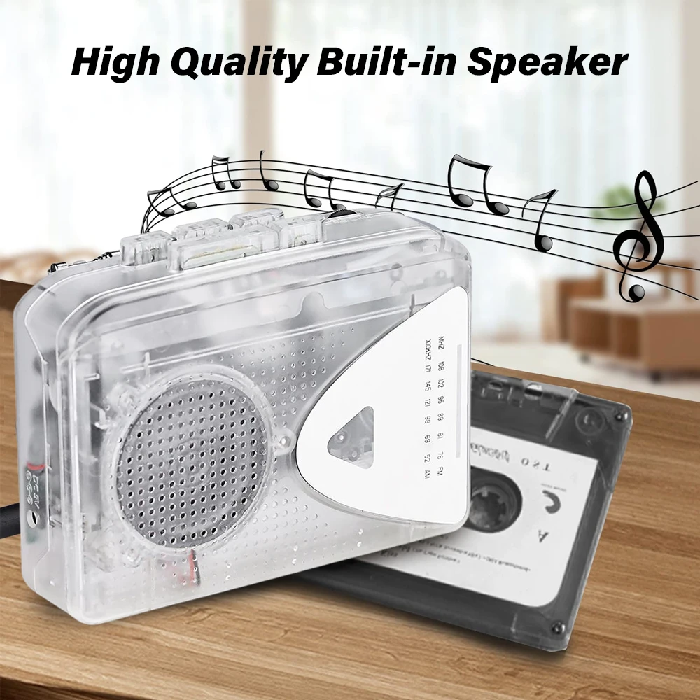 MK-1009 New Style Personal mini Mp3 player Walkman Audio MP3 Converter Cassette player