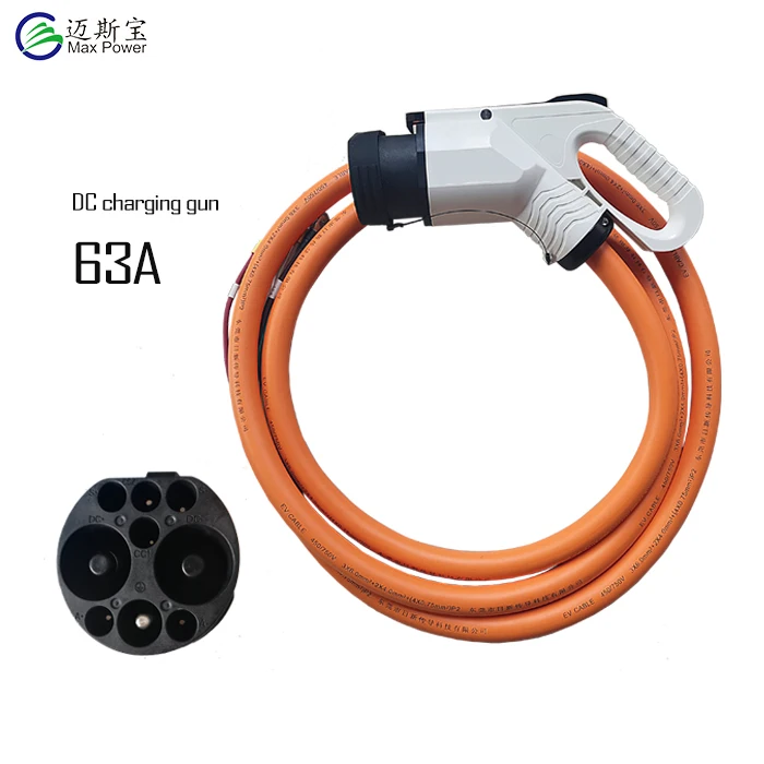 Constant power 20KW CHAdeMO & CCS Combo 3 phase mobile portable quick charger for car EV fast charger