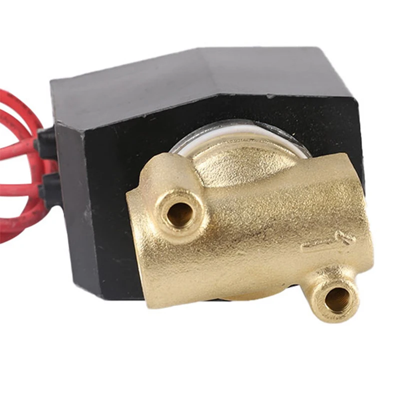 Dc24v Dc12v Ac110v Ac220v Npt резьбовой электромагнитный клапан для воды чистой меди нормально открытый двухходовой латунный соленоид