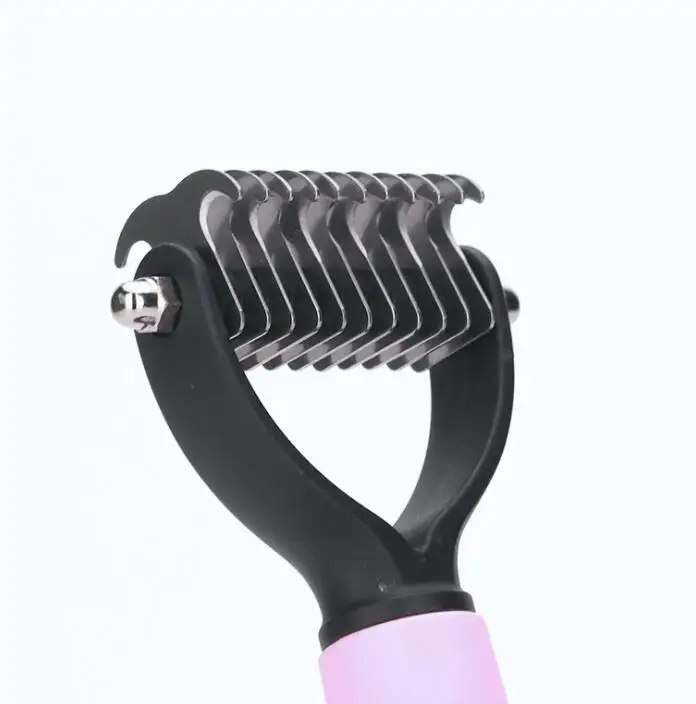 
Amazon Pet Grooming Tool 2 Sided Undercoat RakeTangles Hair Remove Dog Knot Brush 