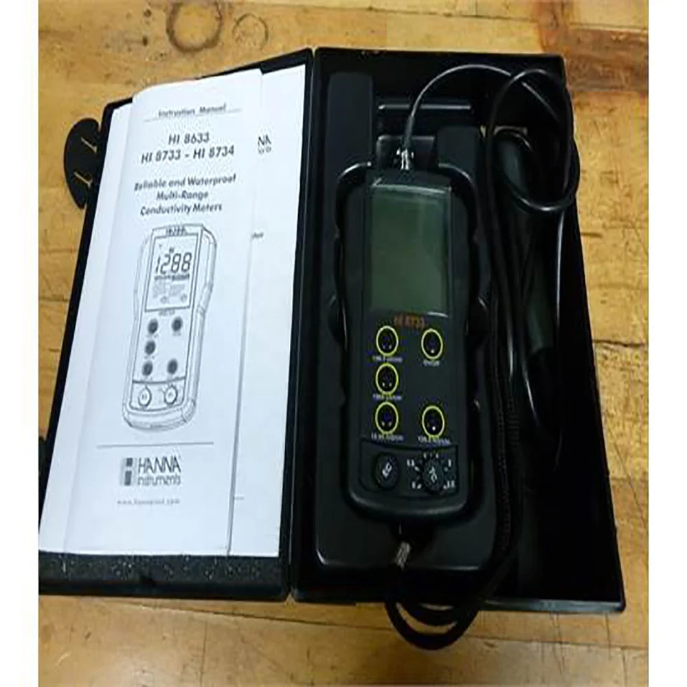 100% new brand STOCK HANNA-  Multi-range EC Meter - HI8733 HI98312 HI9835
