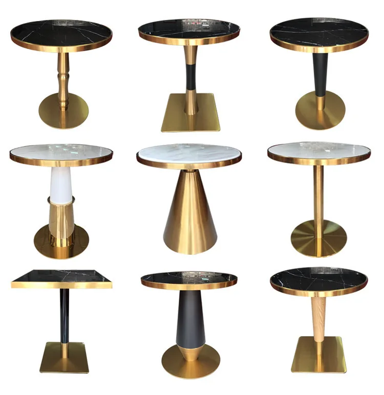 Bistro Tables Fast Food Dining Cafe Marble Restaurant Bistro Table Furniture