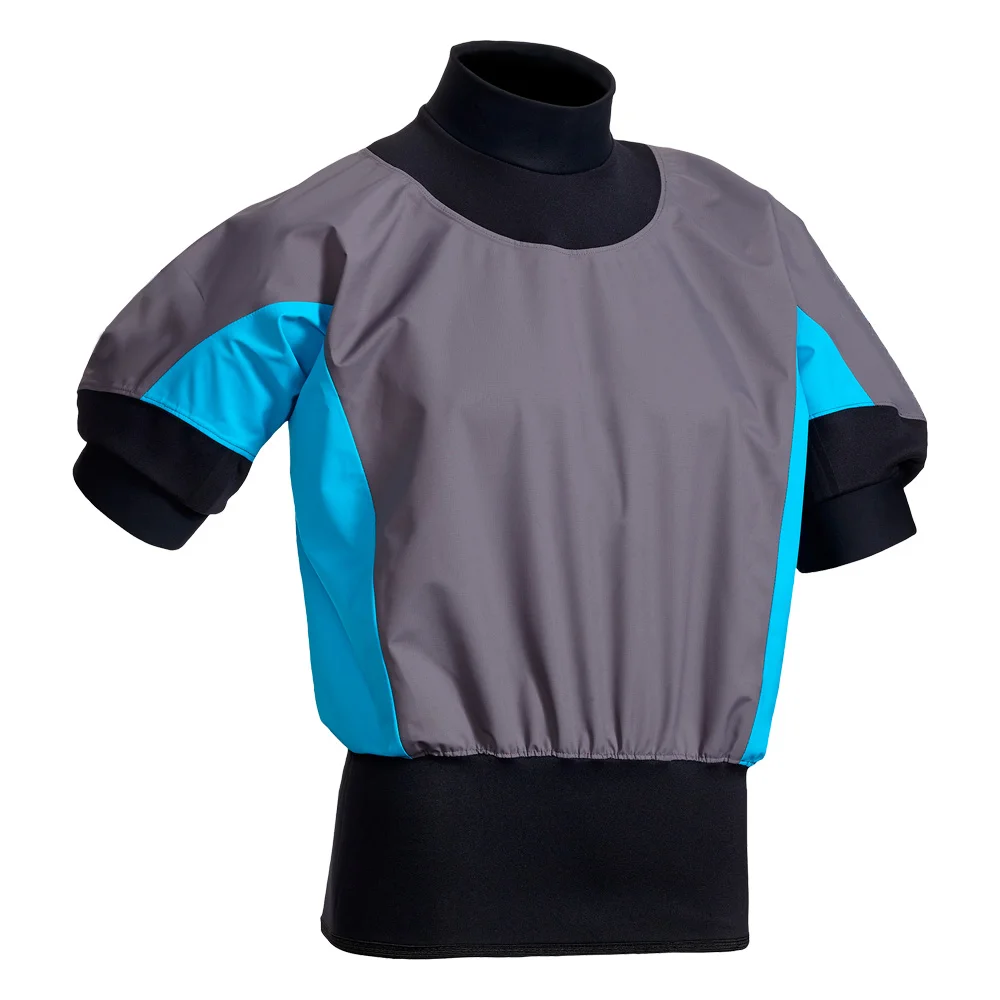 Professional waterproof and breathable kayaking rafting canoeing and sailing short sleeve dry top