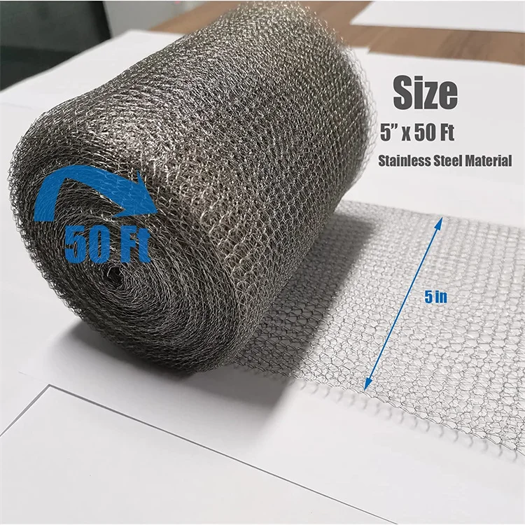 Легкая гибкая медная латунная вязаная проволочная сетка, 50 Х5 дюймов