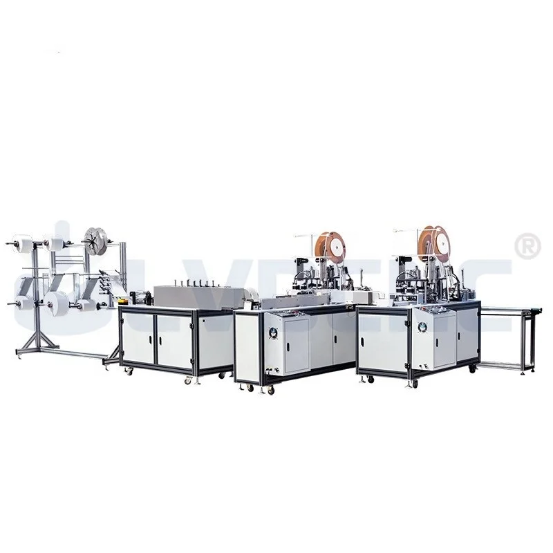 PLC automatic flat face mask making machine