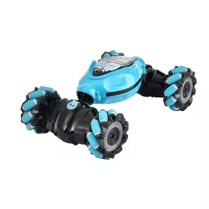 Kids 4WD Gesture Sensing Torsion Car Charging Motion With Lights RC Stunt Drift car Toy Remote and watch control Morphing Car