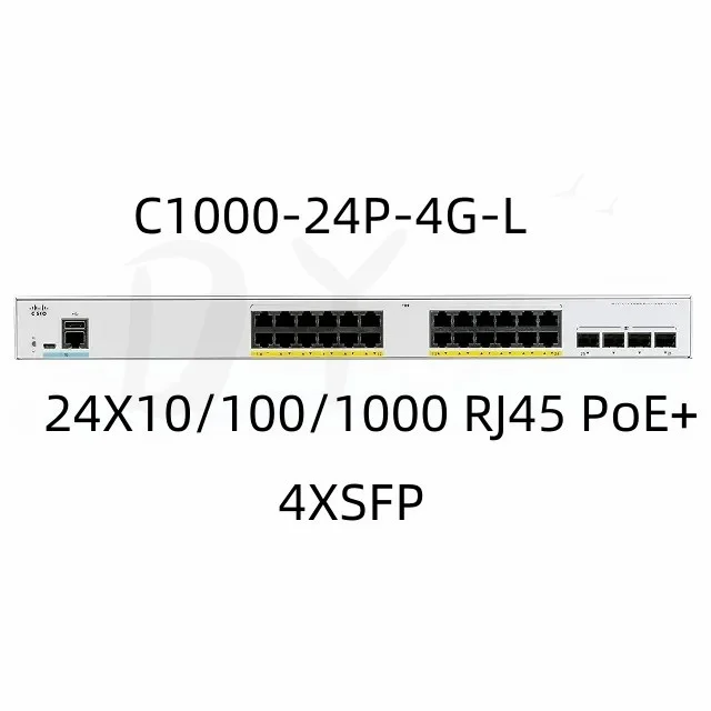 C1000-24P-4G-L  C1000 24port GE POE  4x1G SFP Network Switch  C1000-24P-4G-L