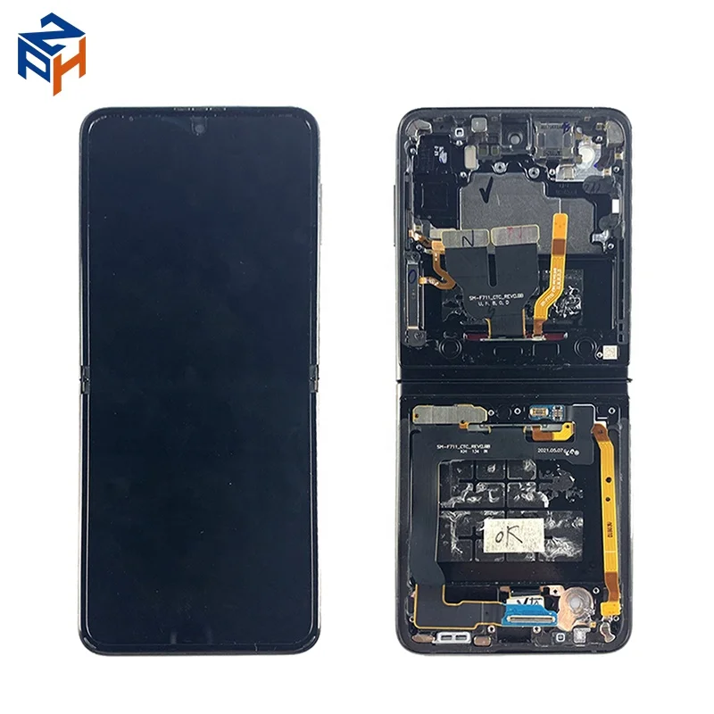Pantallas Lcd De Telefonos For Samsung Galaxy Z Flip3 5G Lcd Display Sm-F711B F711N F7110 Z Flip 4 Lcd Screen