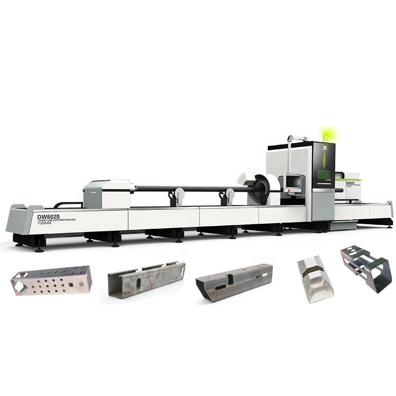 Supplier Adjustable Angle 45 Degree 3kw Metal Bevel Tube Laser Cutting Machine 5 Axis Pipe Cutting Beveling Machine Industrial