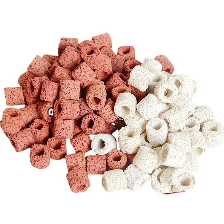 White Red Technology porous breathing biological ring biochemical ring bacteria house fish tank bucket aquarium filter material