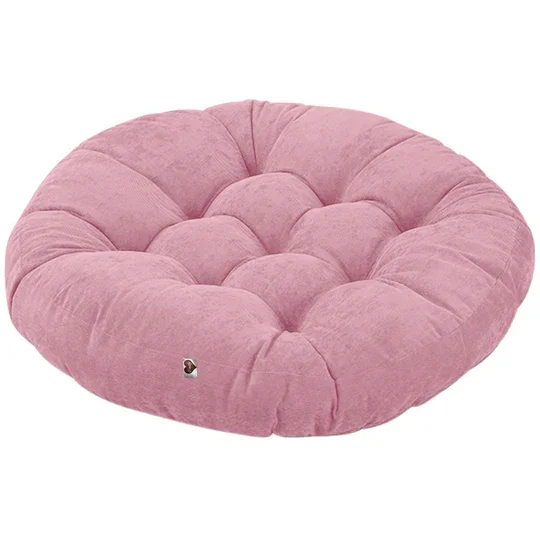 High Quality Comfortable Sofa Velvet Round Throw Pillow Pink Velvet Round Floor Cushion for Sale from India