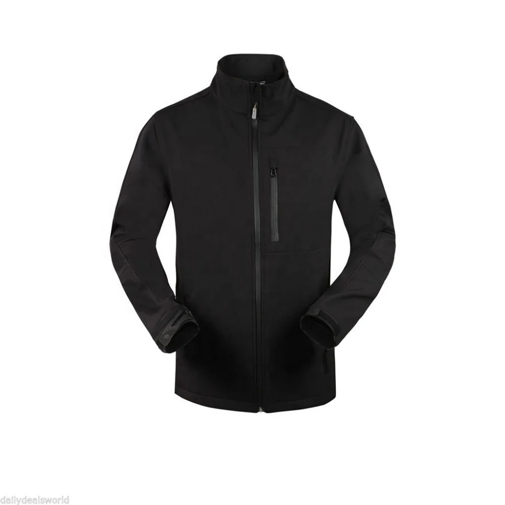 
Quality full Zip Polyester Knit Soft Shell Jacket 