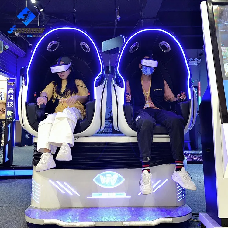 Thrilling Fairground Rides for Sale Virtual Reality Simulation Rides 9d Vr Egg Chair Game Machine
