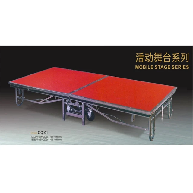 Популярный дизайн, оптовая продажа, алюминиевая складная мобильная сцена для отелей