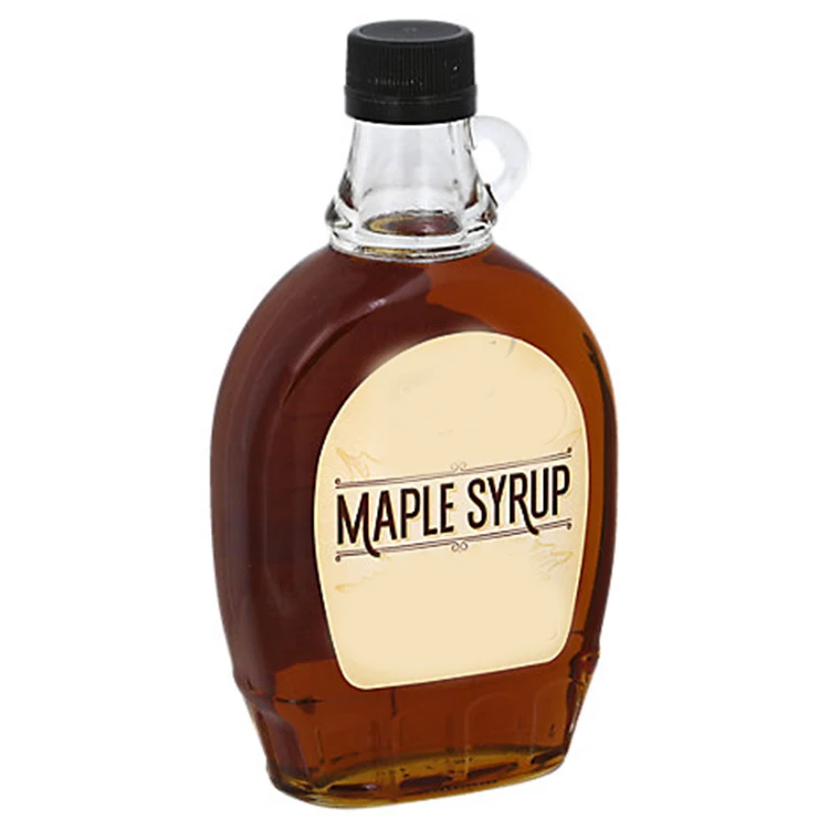 8 унций прозрачные стеклянные классические бутылки с Кленовым сиропом маленькими ручками