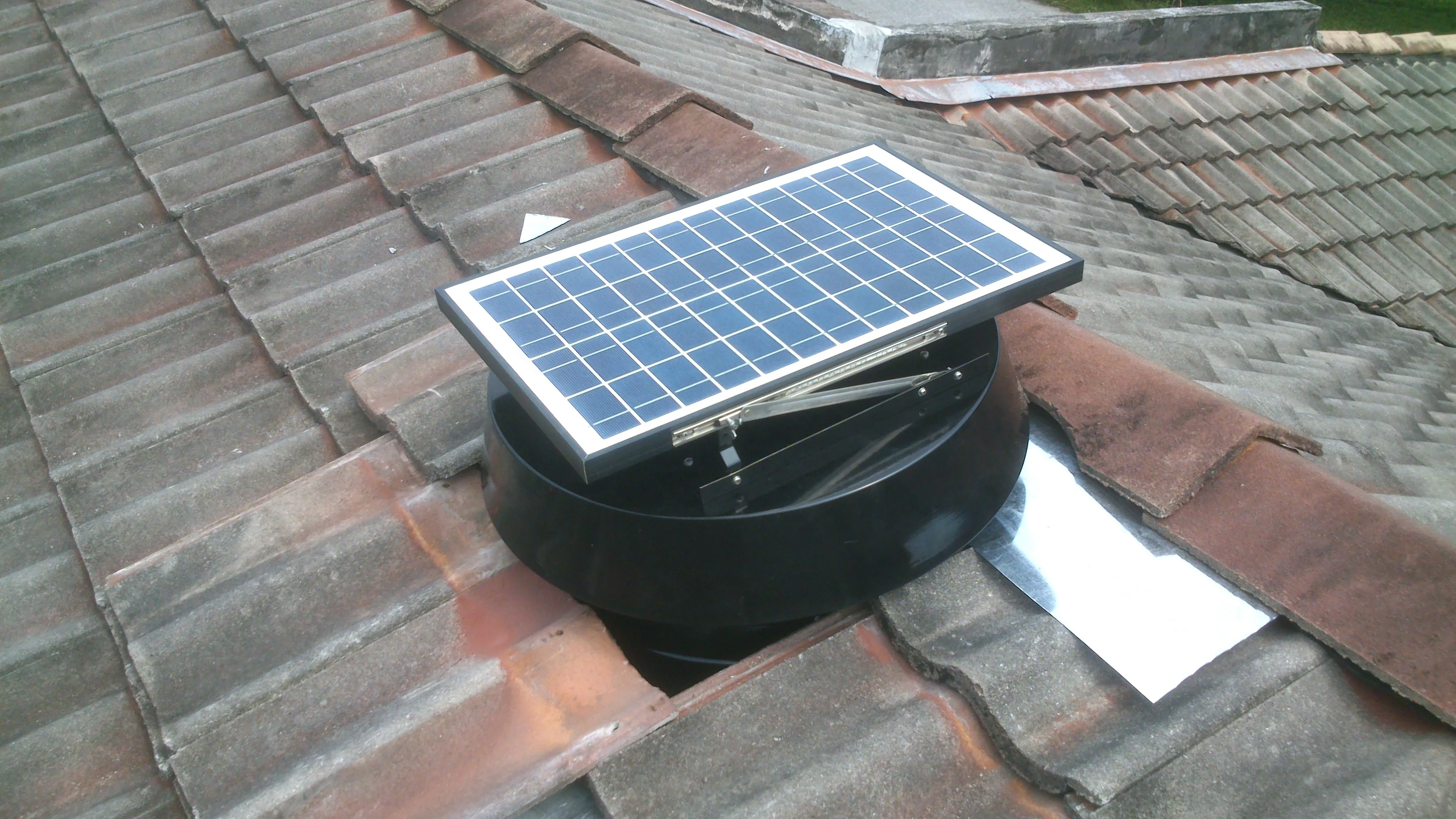 10w solar roof ventilation