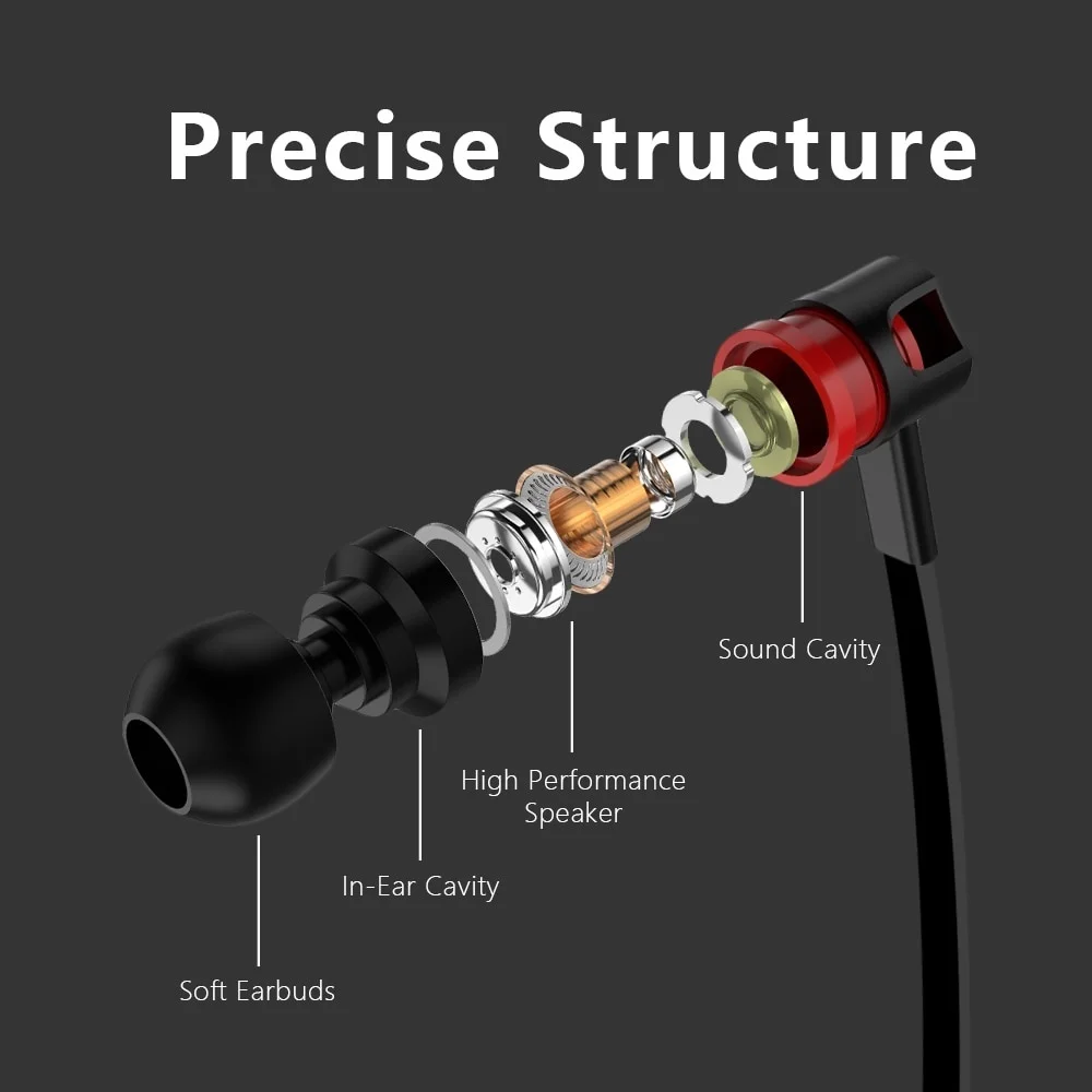 
Professional Gaming Earphone Super Bass Headset with Microphone Stereo Earbuds for Mobile Phone 