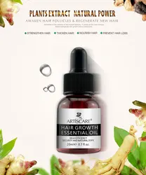 Private Label Herbal Painless Hair Care Serum Anti Hair Loss Treatment Fast Growing Germinal Hair Serum