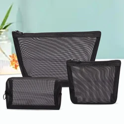 custom towel embroidery logo cosmetic 3 pcs per set pouch for girls mini cosmetics private label travel square bag