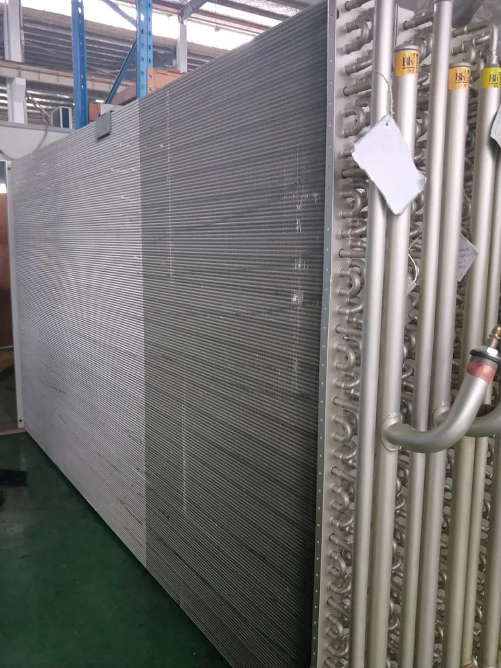 Industry Air to Water Copper fin tube heat exchanger