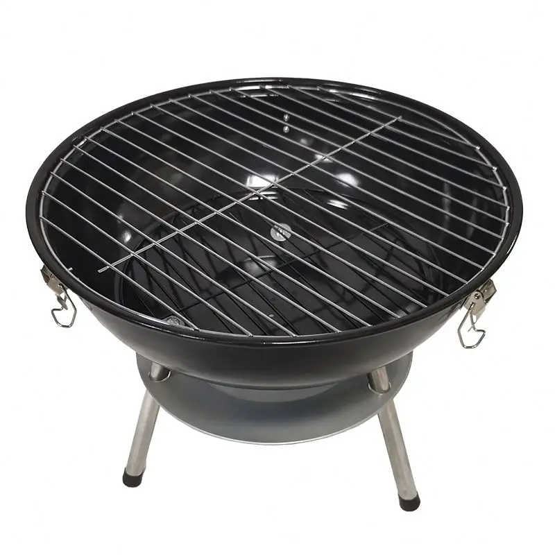 Resist rust 14 in. Portable Charcoal outdoor grill perfect for small gatherings